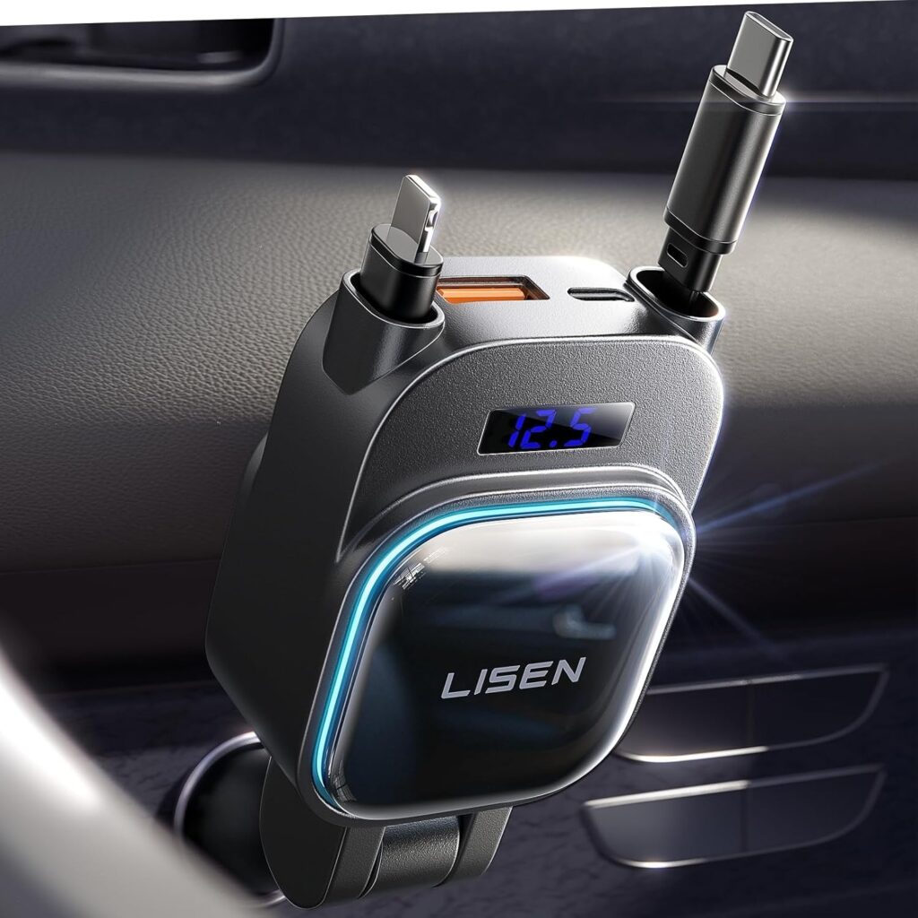 LISEN Retractable Car Charger