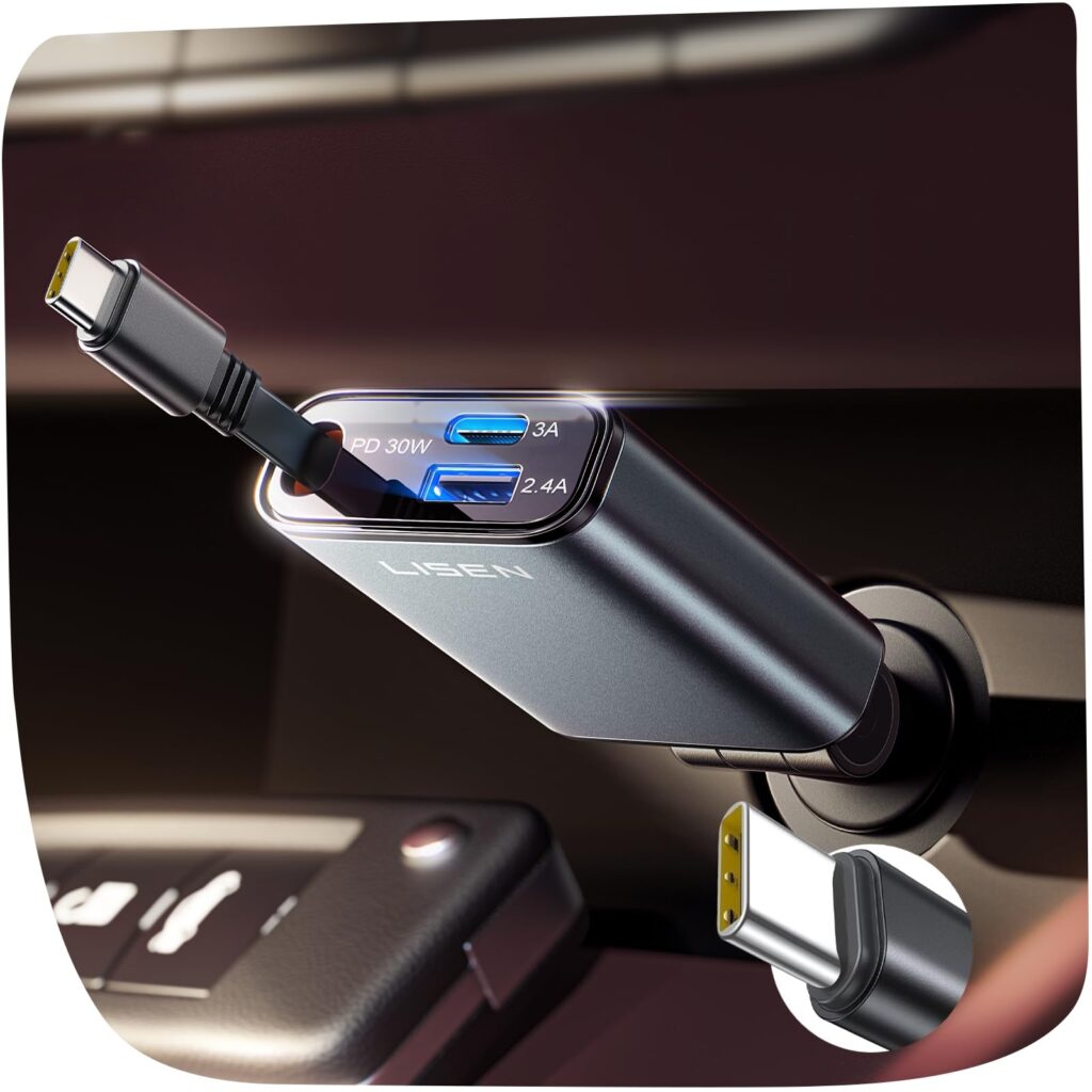 LISEN Retractable Car Charger