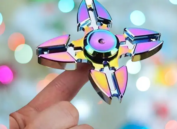 Rainbow Gyro Crab Fidget Spinner