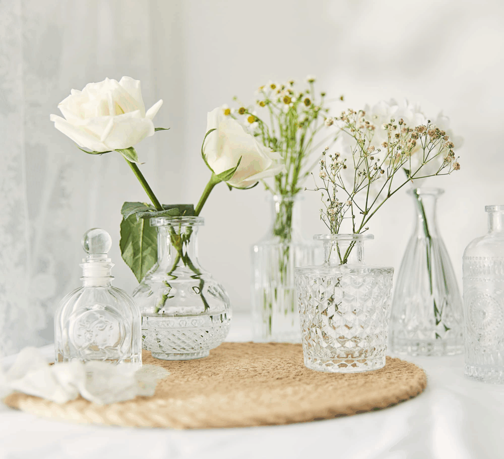 Glass Bud Vase Set 