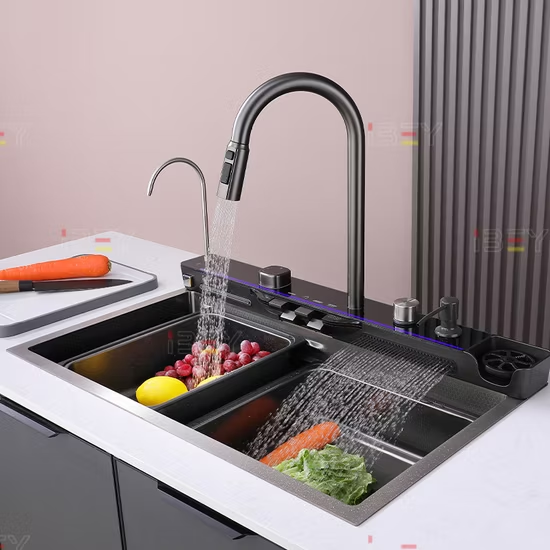 Single Bowl Commercial Kitchen Sink Set