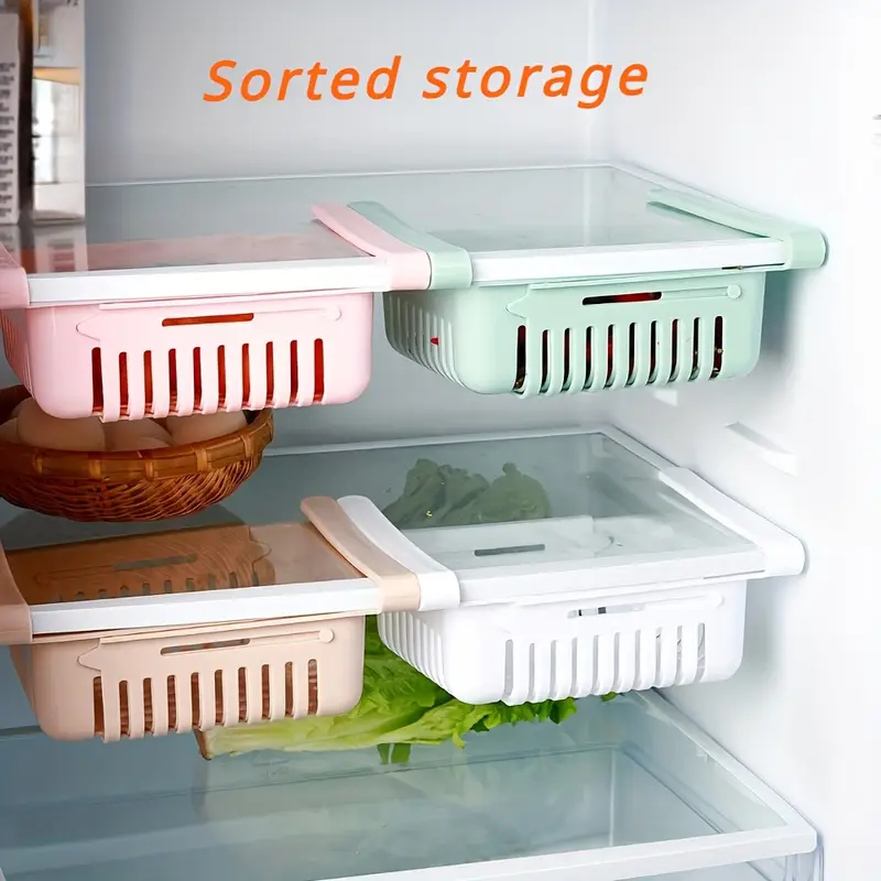 Pull Out Fridge Organizer Drawer