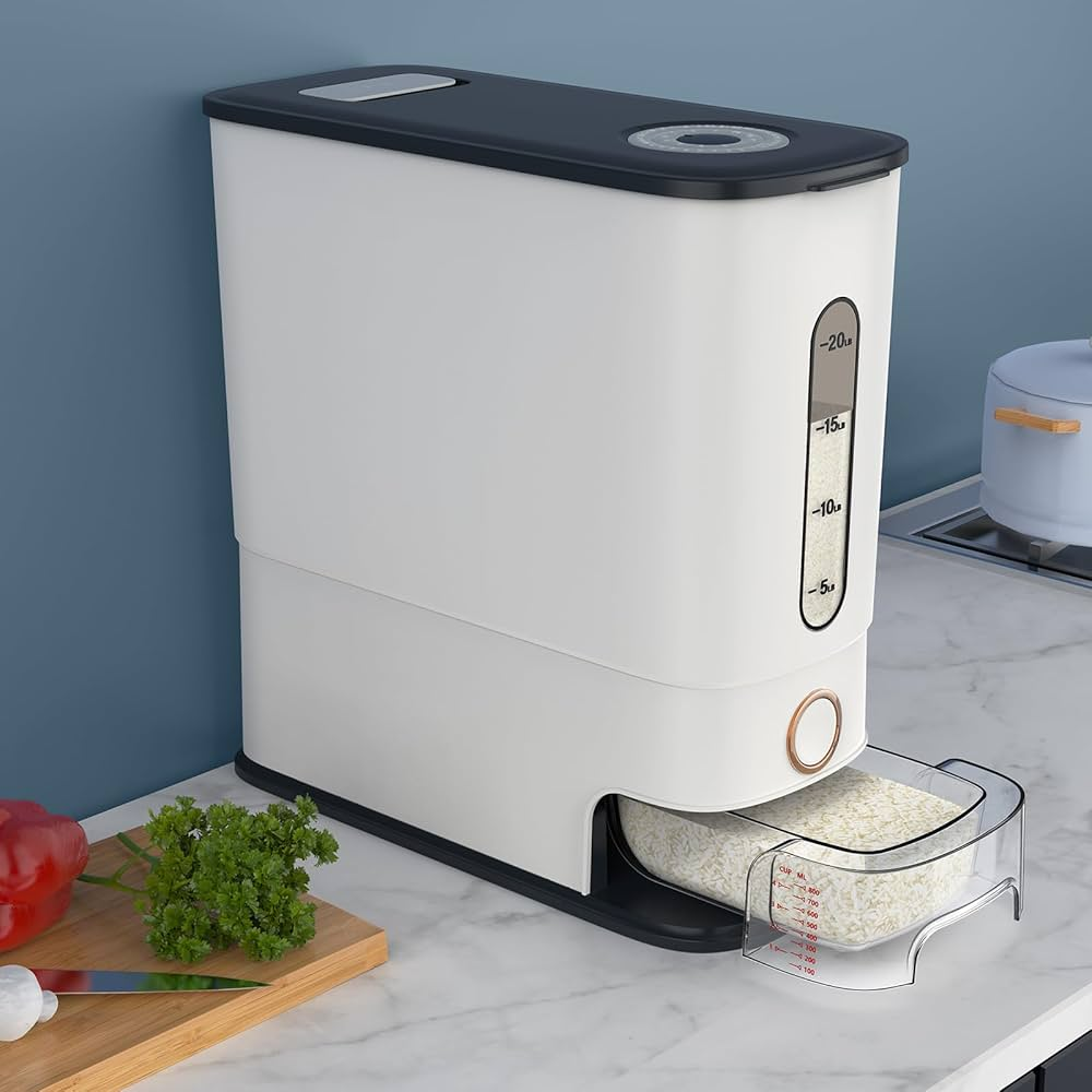 Lenwi 25 Lbs Rice Dispenser